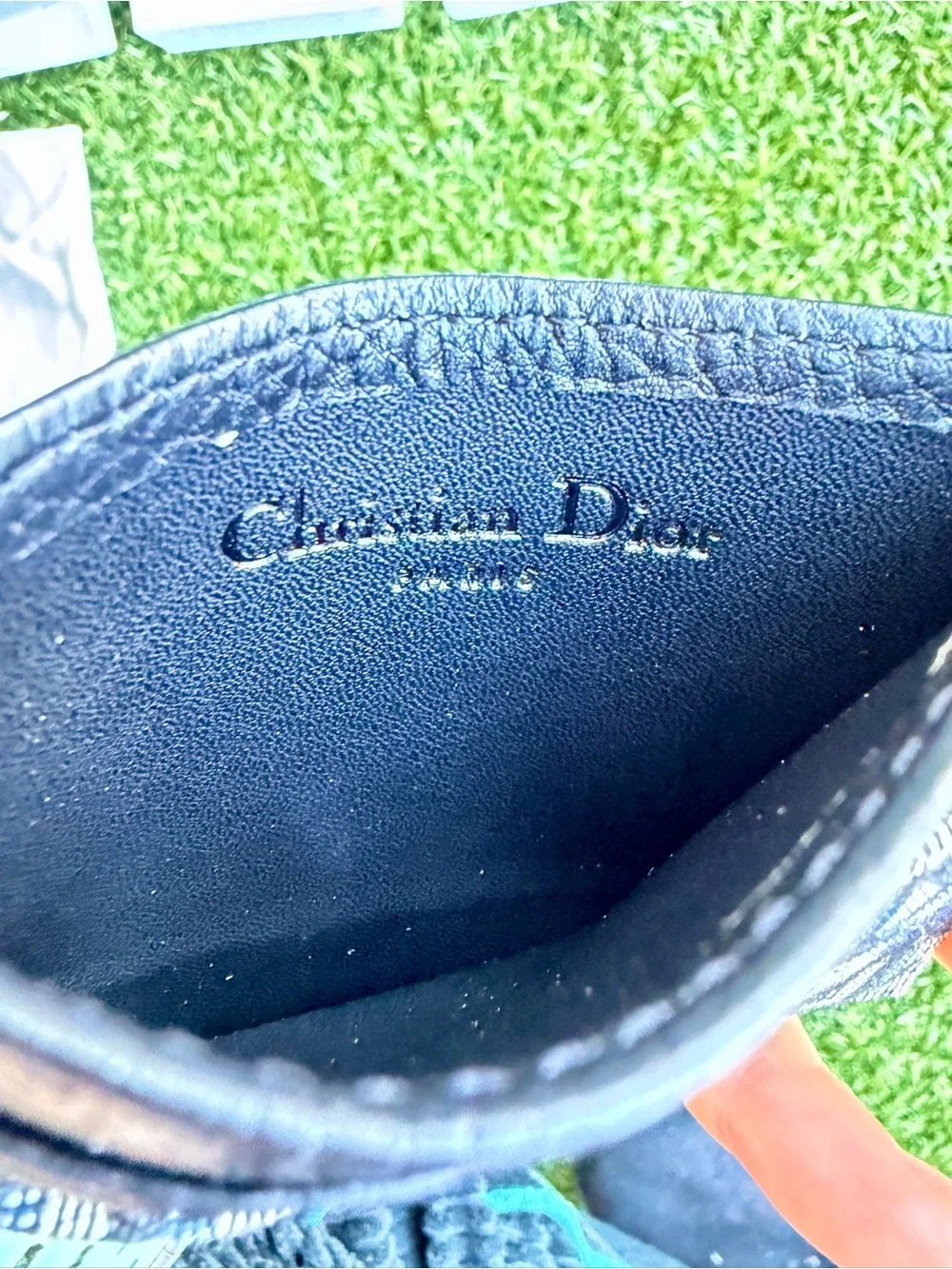 Dior double card holder